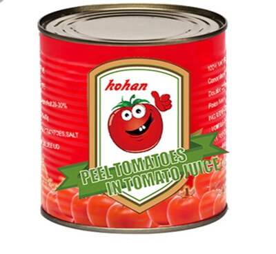 Conserve de tomates pelées