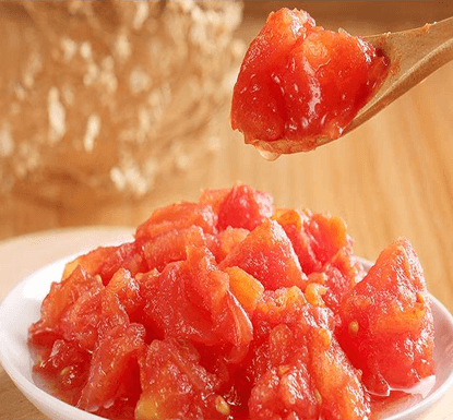 tomates en dés en conserve