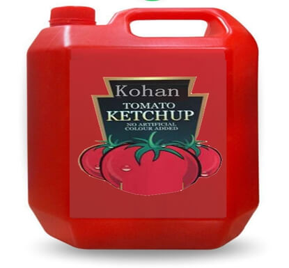 5kg de ketchup de tomates